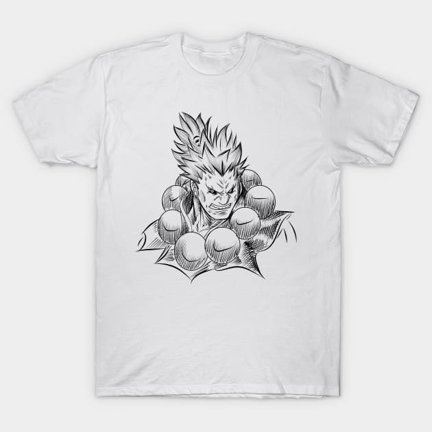 akuma, the street fighter T-Shirt by jorge_lebeau